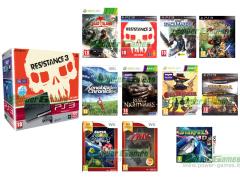 Resistance 3, Gran Turismo 5 Platinum, Dead Island, Warhammer Space Marine, Monkey Island Adventures Coll. Ed. Spec., God of War Collection Volume II, Gunstringer (KINECT), Rise of Nightmares (KINECT),Xenoblade Chronicles, Star Fox 64 3D