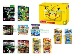 Paper Mario Sticker Star, Zone of the Enders HD Collection, LEGO Il Signore degli Anelli, Ben 10 Omniverse, Sonic All-Stars Racing Transformed